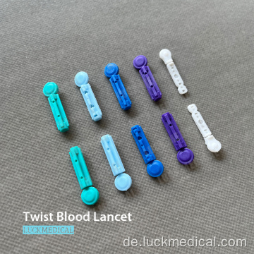 Medizinischer Lancet -Blutzucker -Test